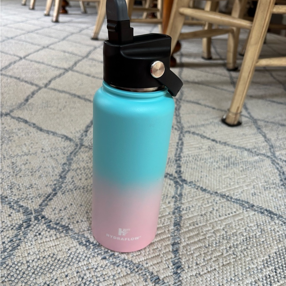 Gradient Blue and Pink Water Bottle